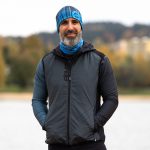 Vestă hibridă pentru bărbați Eleven Lumi Anthracite