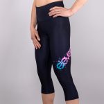 Colanți 3/4 pentru femei ELEVEN Lucy Envy Black