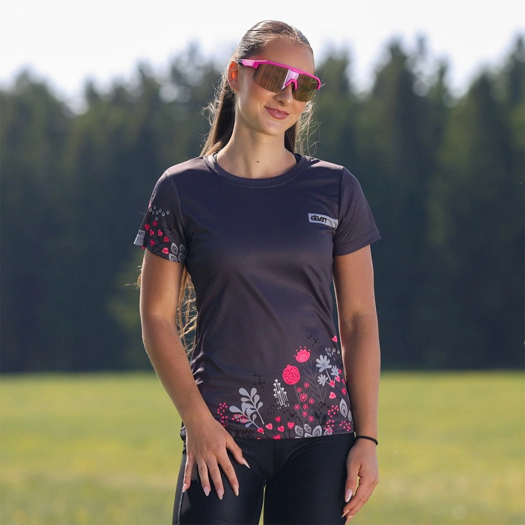 tricou-tehnic-dama-eleven-meadow-grey Tricou femei Eleven Annika Meadow Grey - imagine 1