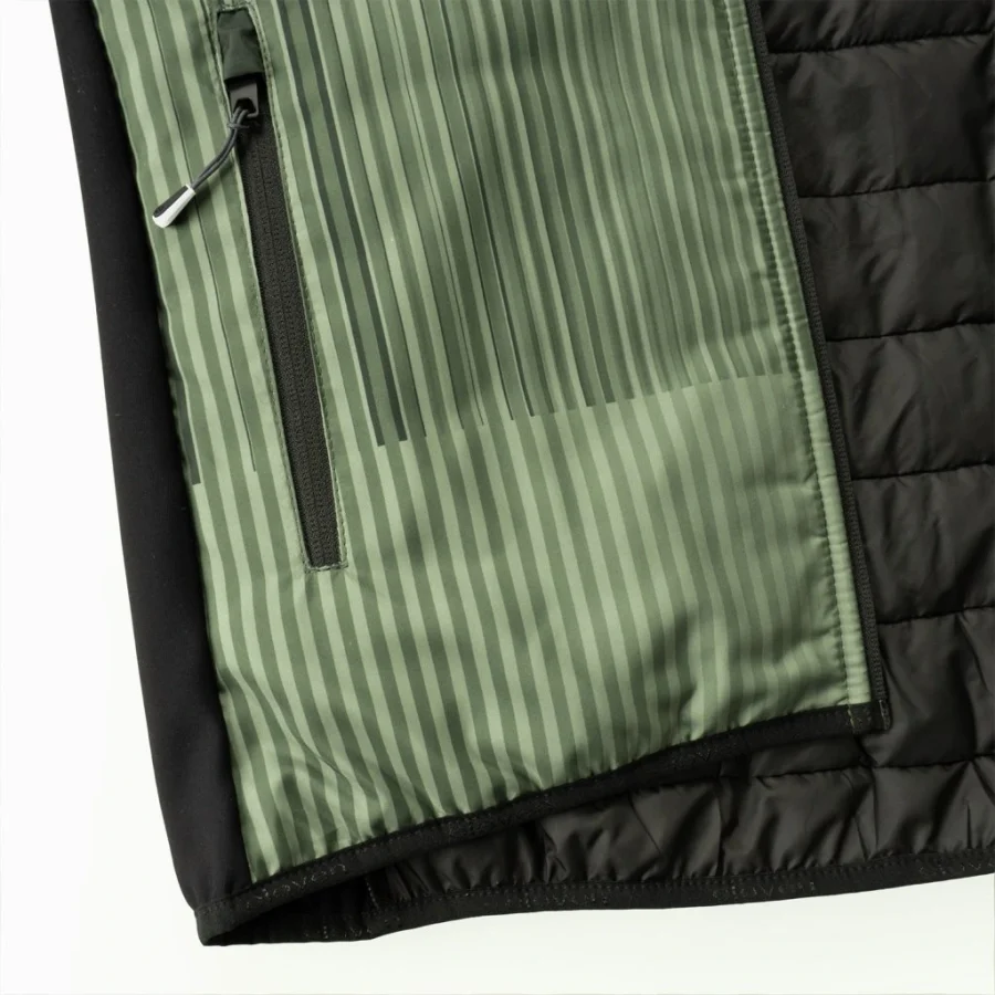 Vestă hibridă pentru bărbați Eleven Swift Olive - imagine 7