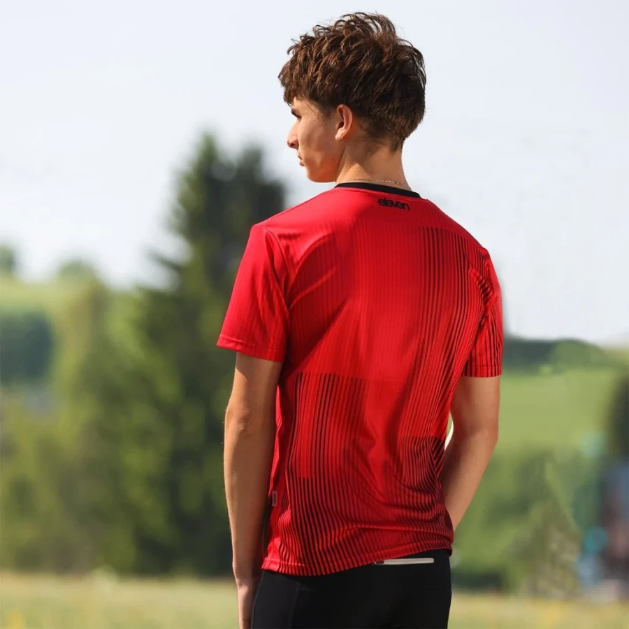Tricou bărbați Eleven John Swift Red - imagine 2