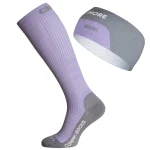 Set matching șosete de compresie lungi și bentiță Eleven ActivePulse Lilac